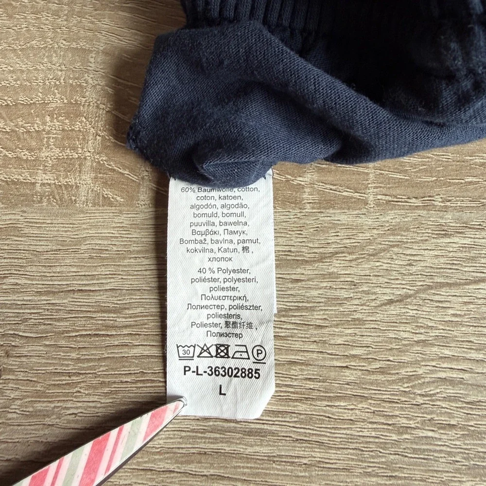 Lufthansa First Class van Laack Navy Blue Lounge Pajama Pants Mens Large L